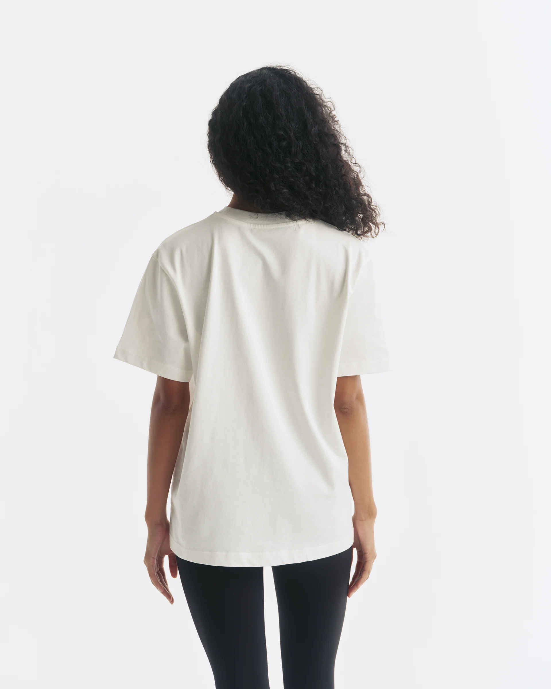 ADA Short Sleeve Oversized T-shirt - White/Black - Image 2