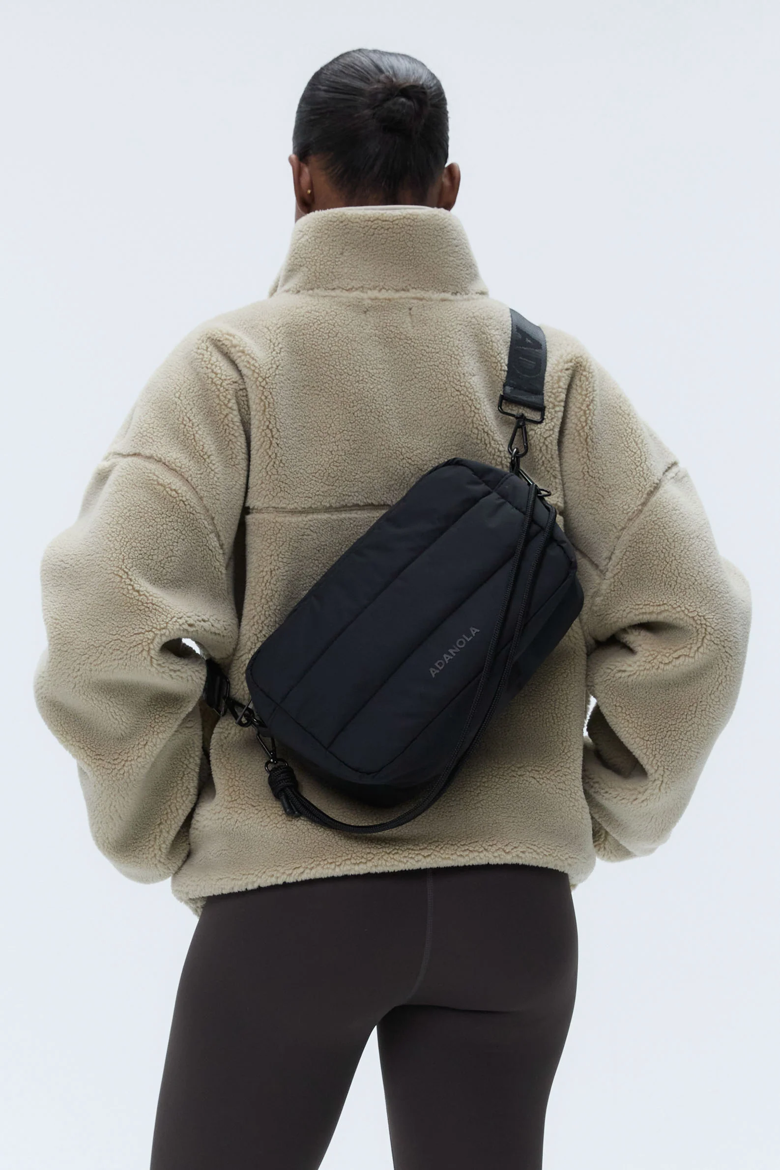 Branded Multi-Strap Bag - Black - Image 2