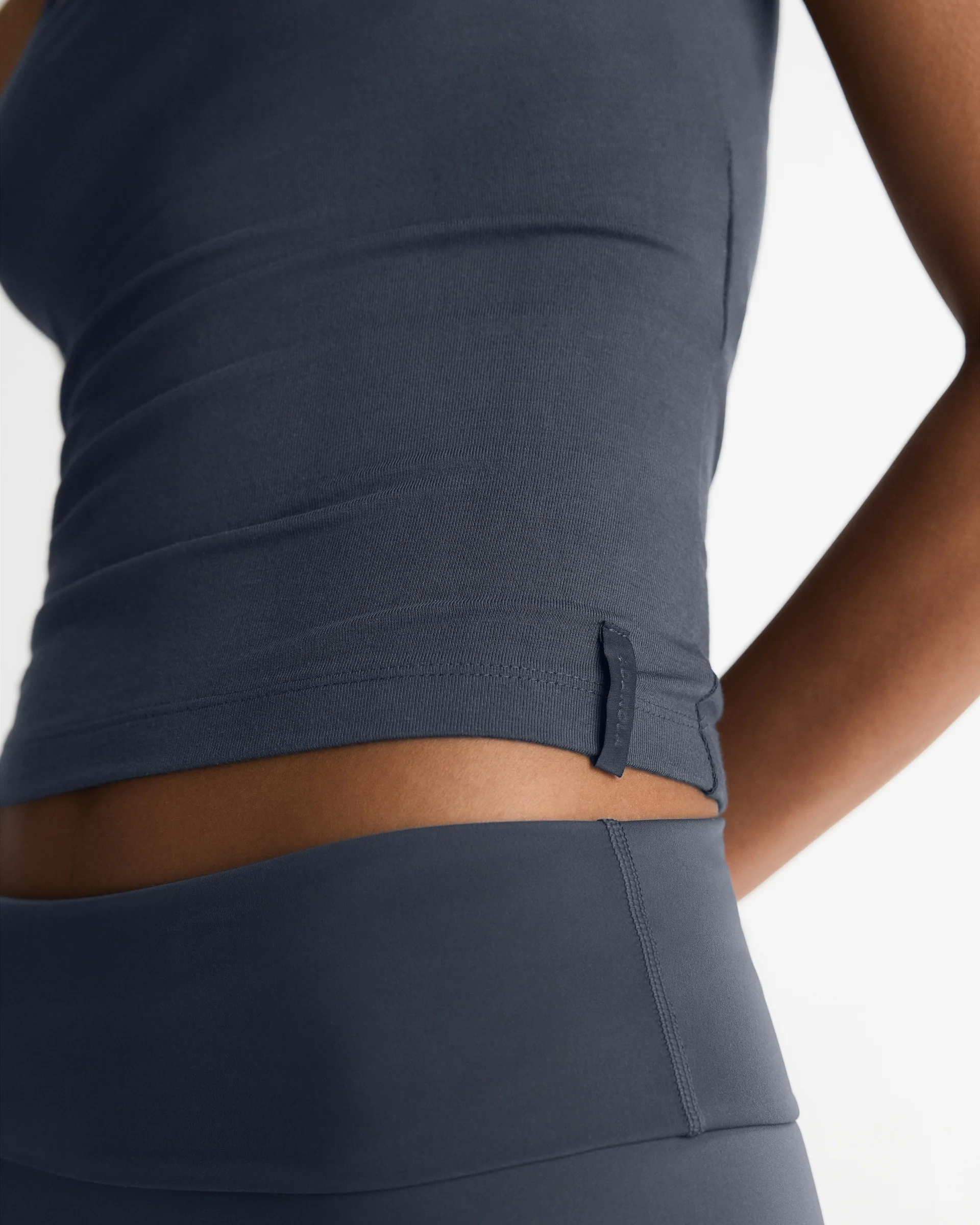 Modal Soft Skinny Strap Cami Top - Midnight Blue - Image 3