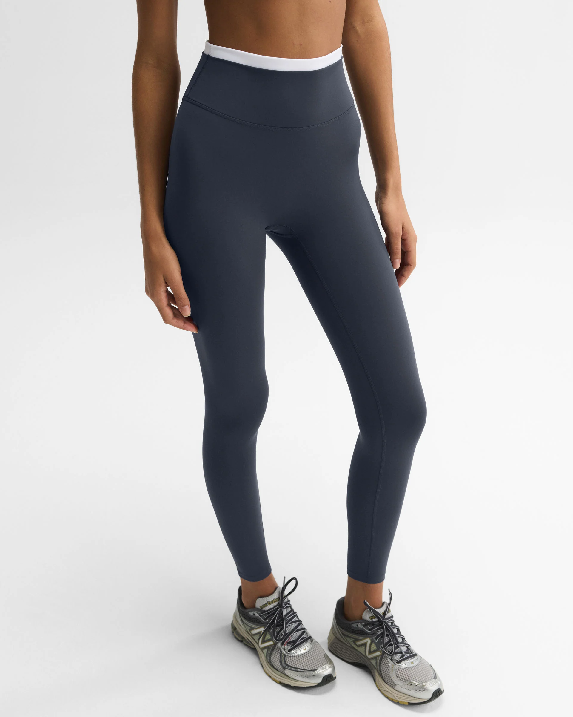Ultimate Double Layer Leggings - Midnight Blue/White - Image 4