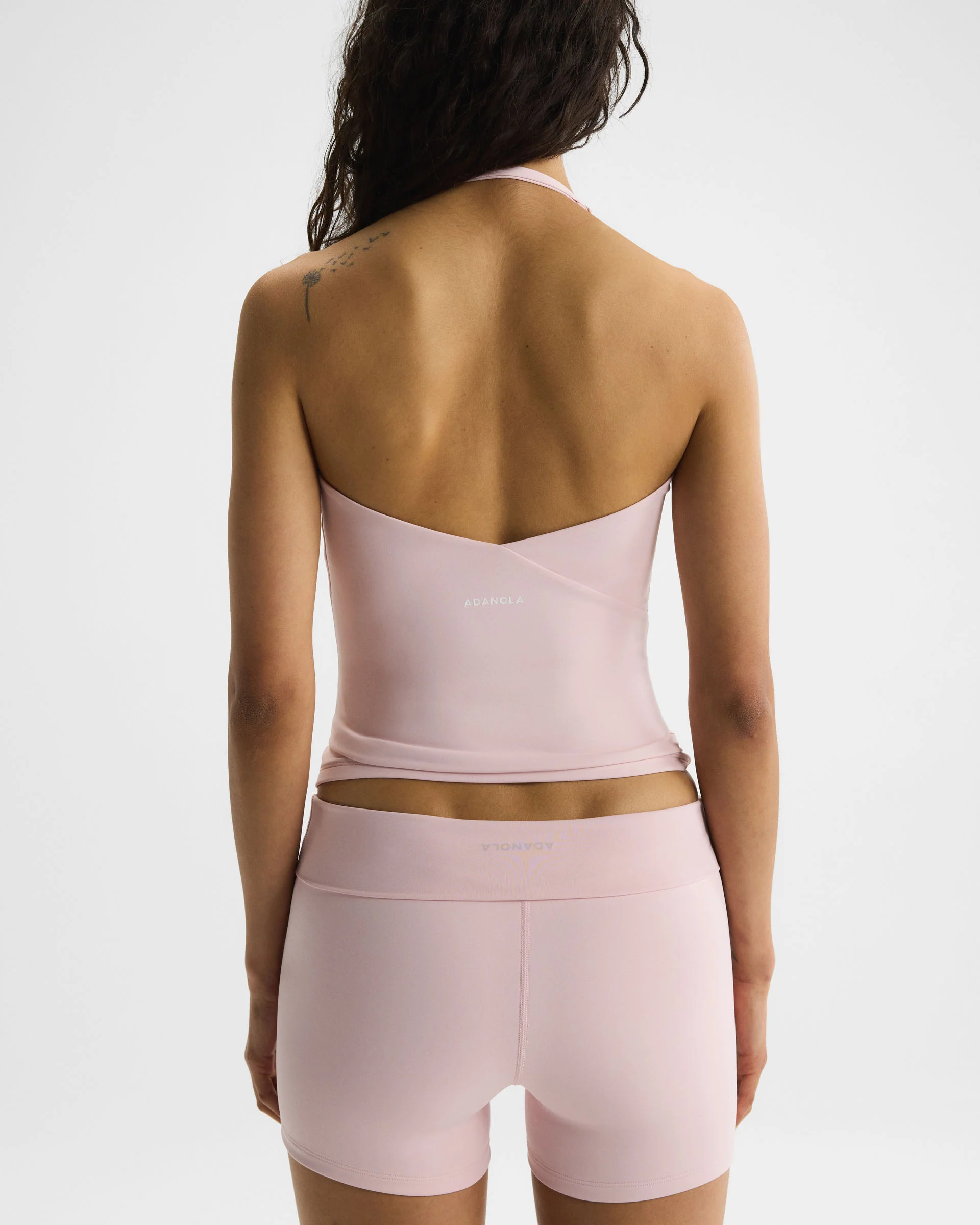Ultimate Halter Cross Back Top - Cloud Pink - Image 3