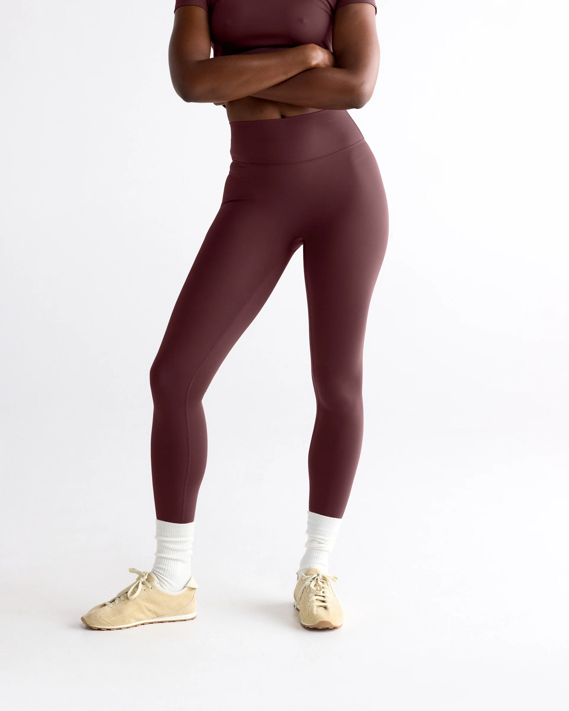 Ultimate Leggings - Mulberry Red - Image 3